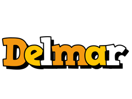 Delmar cartoon logo