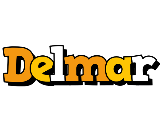 Delmar cartoon logo