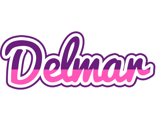 Delmar cheerful logo