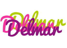 Delmar flowers logo