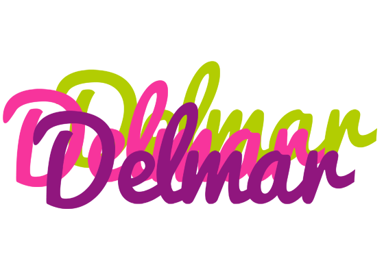 Delmar flowers logo