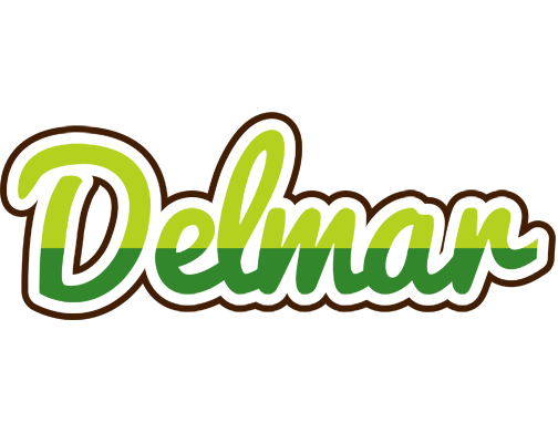 Delmar golfing logo
