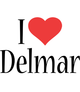 Delmar i-love logo