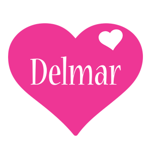 Delmar love-heart logo