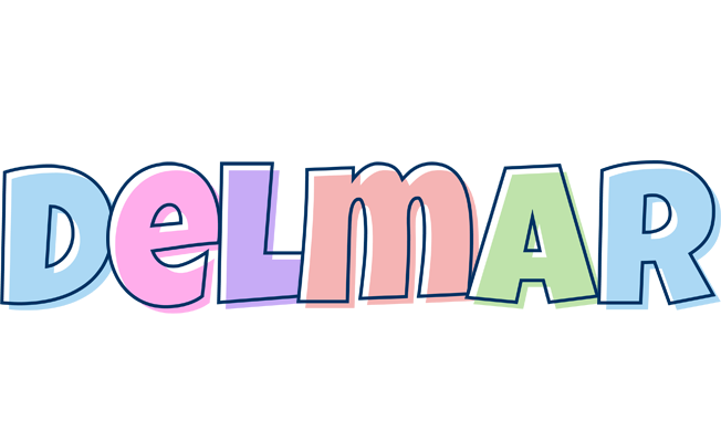 Delmar pastel logo