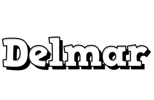 Delmar snowing logo