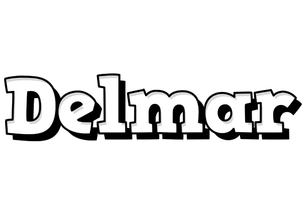 Delmar snowing logo