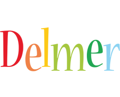 Delmer birthday logo