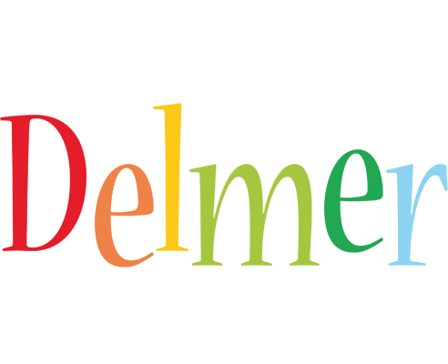 Delmer birthday logo
