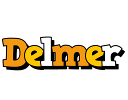 Delmer cartoon logo