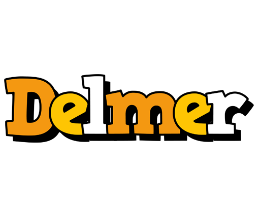 Delmer cartoon logo
