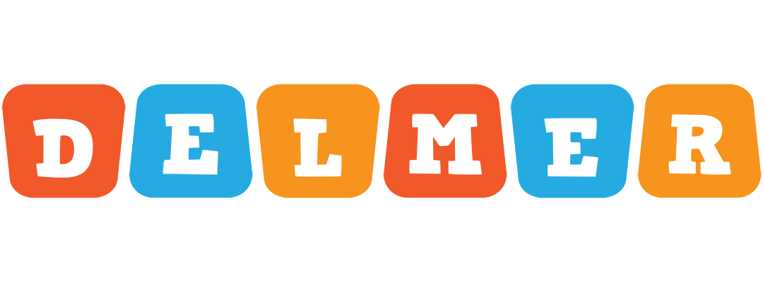 Delmer comics logo