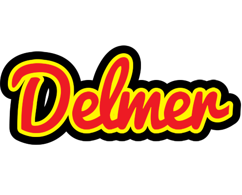 Delmer fireman logo