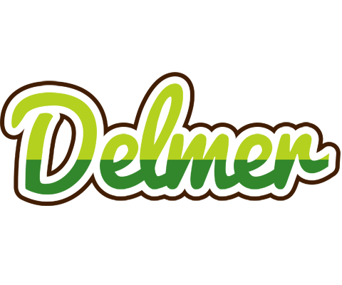 Delmer golfing logo