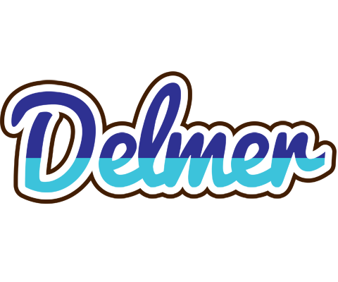 Delmer raining logo