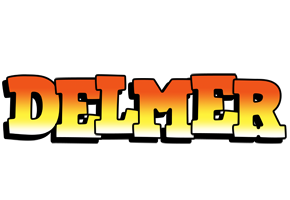 Delmer sunset logo