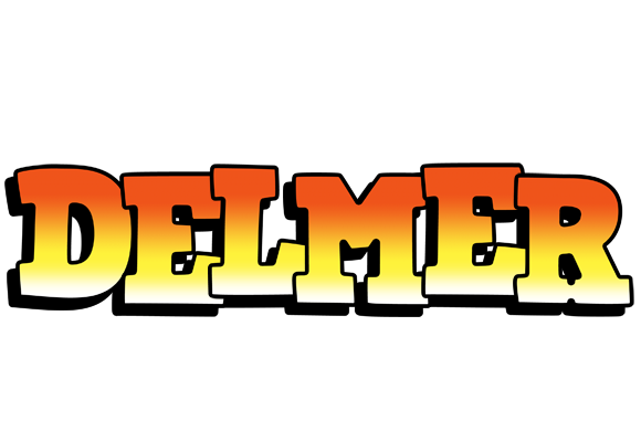 Delmer sunset logo