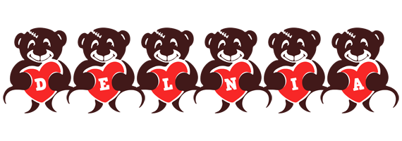 Delnia bear logo