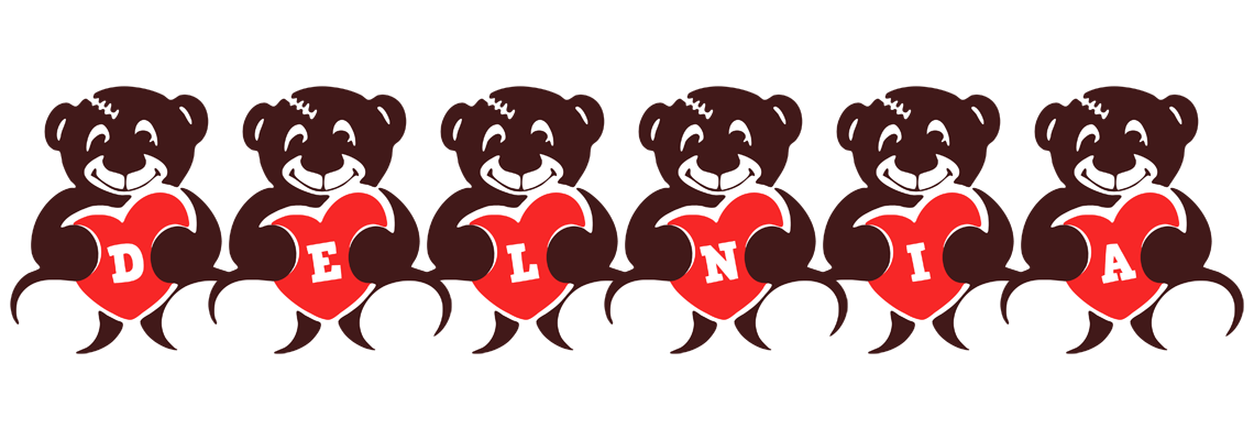 Delnia bear logo