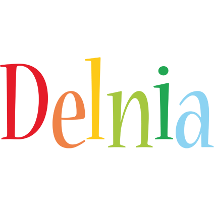 Delnia birthday logo