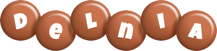 Delnia candy-brown logo