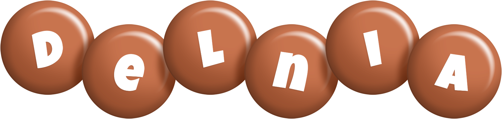 Delnia candy-brown logo