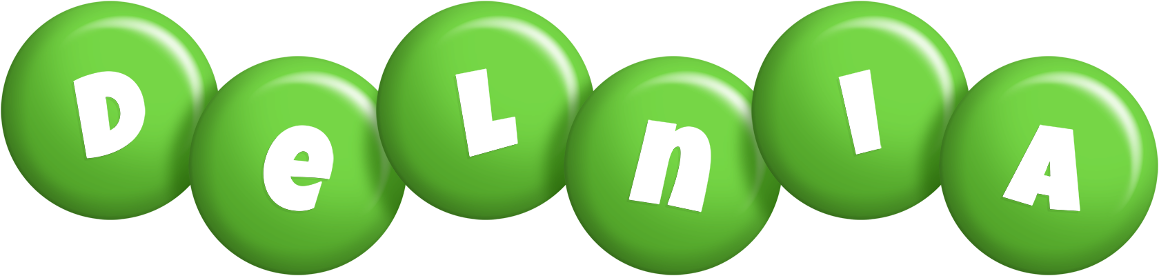 Delnia candy-green logo