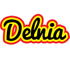 Delnia flaming logo