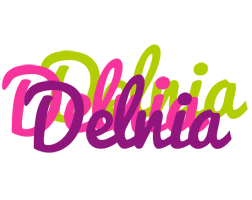 Delnia flowers logo