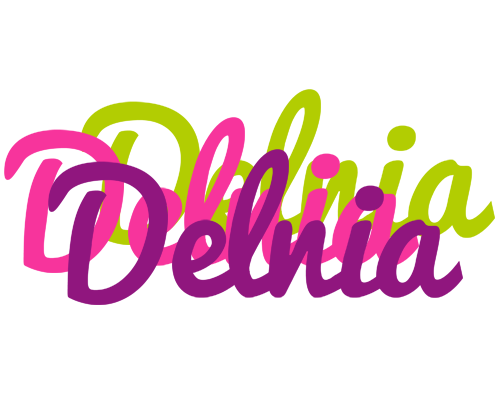 Delnia flowers logo