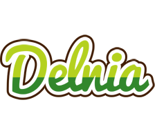 Delnia golfing logo