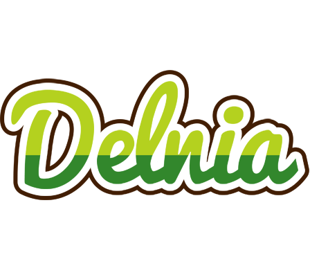 Delnia golfing logo