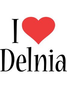 Delnia i-love logo