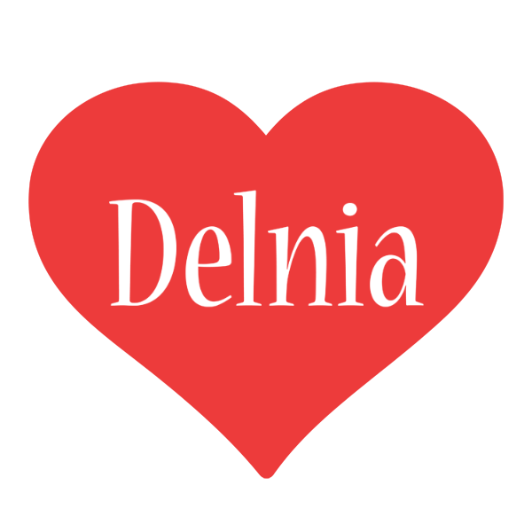 Delnia love logo