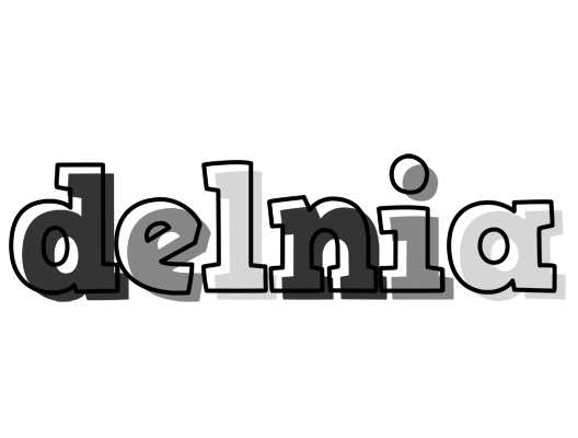 Delnia night logo