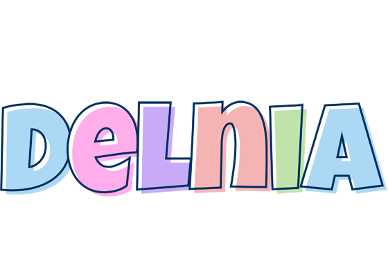 Delnia pastel logo
