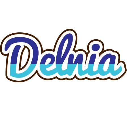 Delnia raining logo