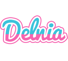 Delnia woman logo