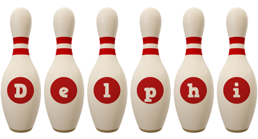 Delphi bowling-pin logo