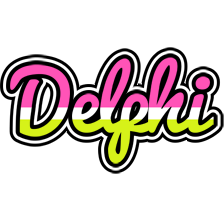 Delphi candies logo