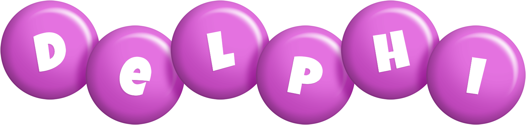 Delphi candy-purple logo