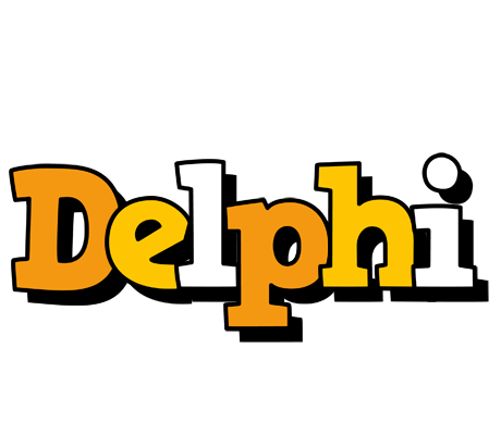 Delphi cartoon logo