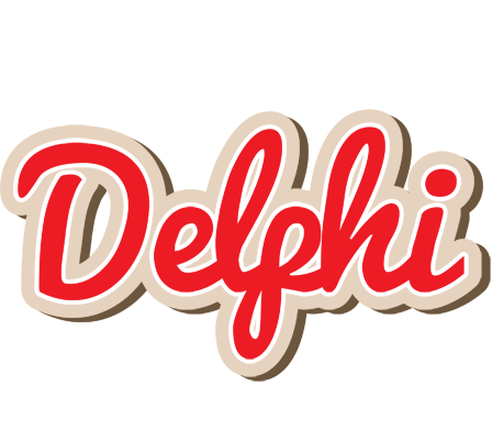 Delphi chocolate logo