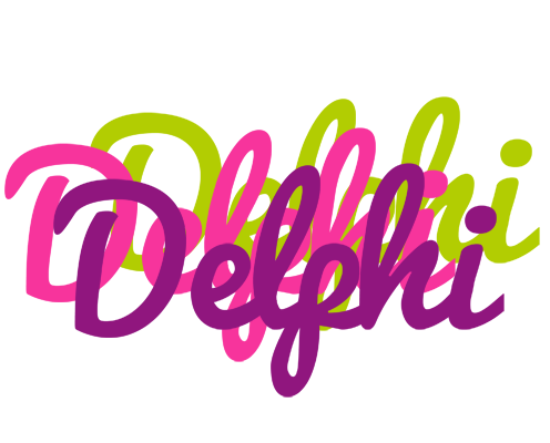 Delphi flowers logo