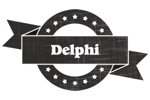 Delphi grunge logo