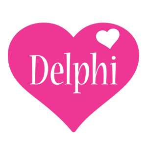 Delphi love-heart logo