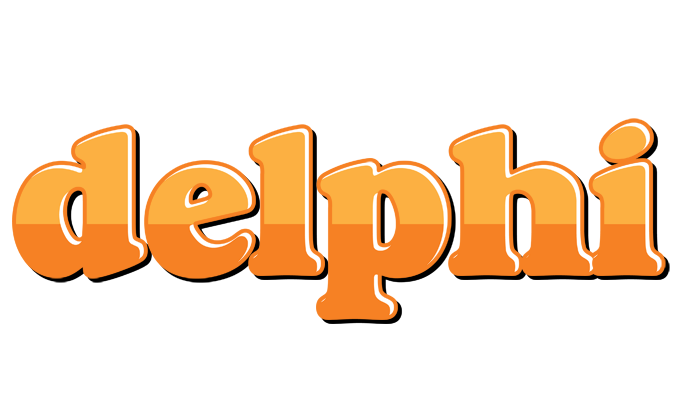 Delphi orange logo