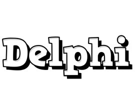 Delphi snowing logo
