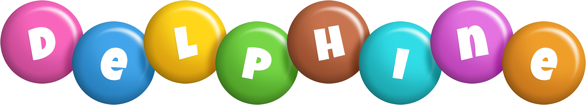 Delphine candy logo