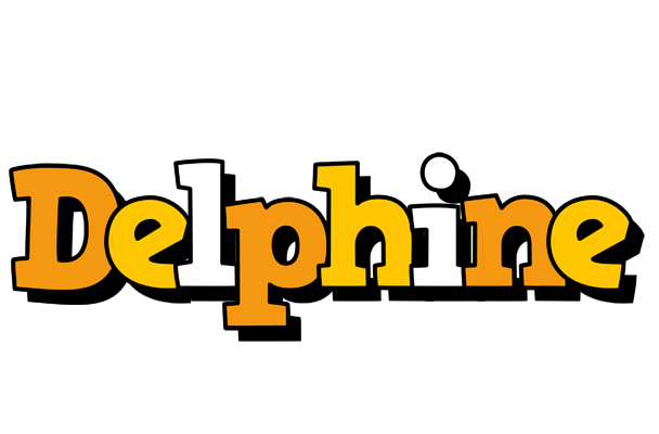 Delphine cartoon logo